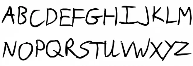 Slim Jim Шрифта ВЕРХНИЙ