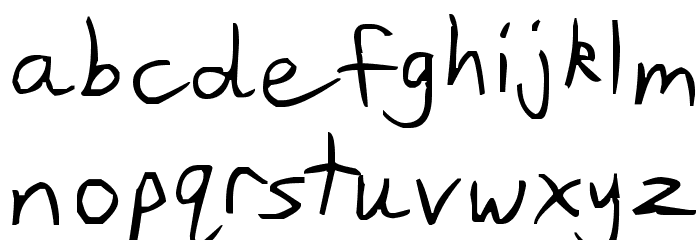 Slim Jim Font LOWERCASE
