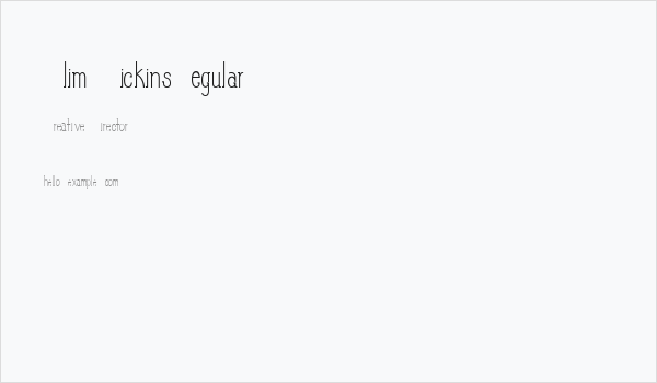 Slim PickinsRegular Business Card