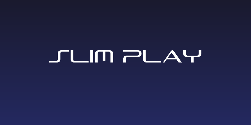 Slim Play Social Header