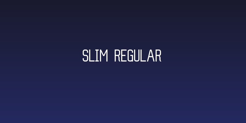 Slim Regular Social Header