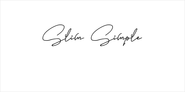 Slim Simple Logo