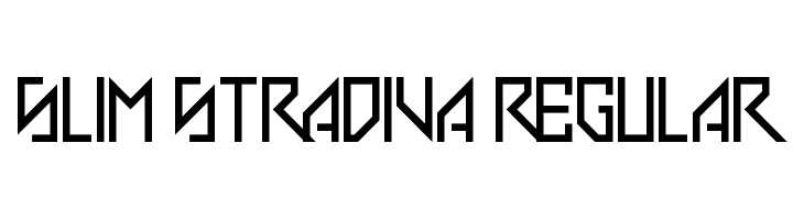 Slim Stradiva Regular  font caratteri gratis