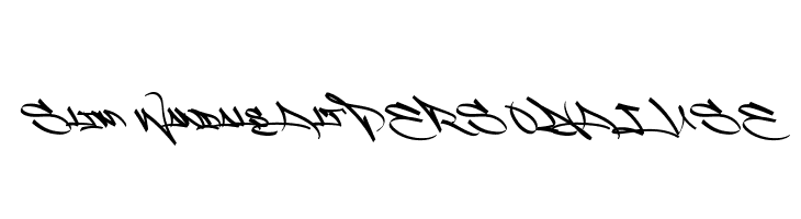 Slim Wandals Alt PERSONAL USE  font caratteri gratis