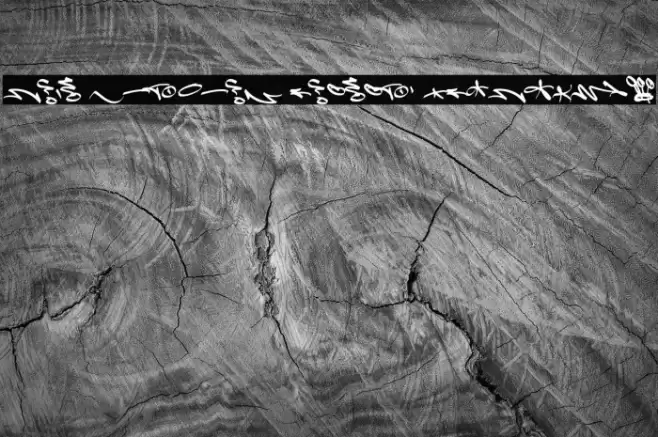 Slim Wandals Element PERSONAL Font examples