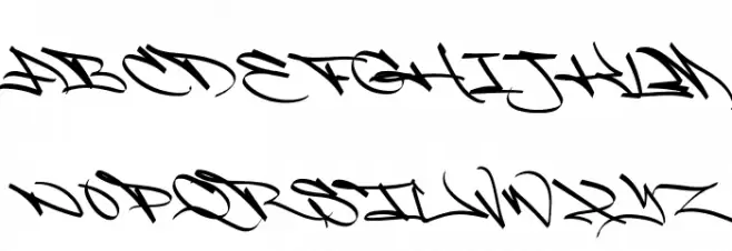 Slim Wandals PERSONAL USE Schriftart Groß