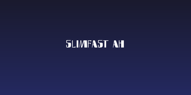 SlimFast AH Social Header