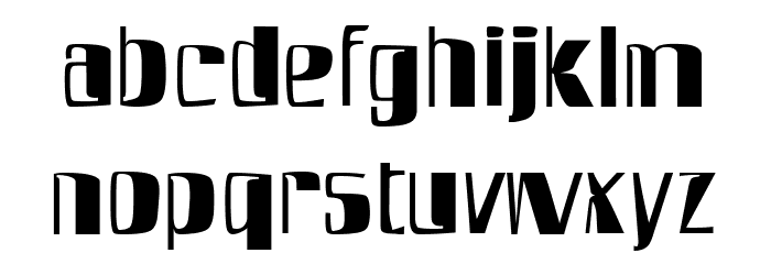 SlimFast AH Font LOWERCASE