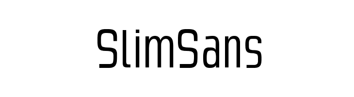 SlimSans Font