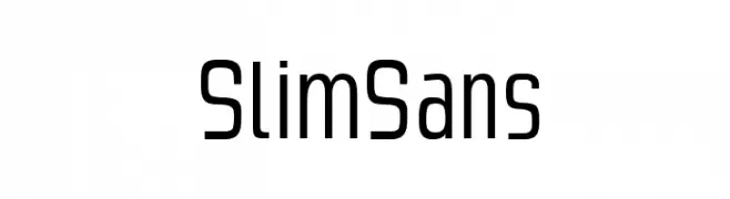 SlimSans  Free Fonts Download