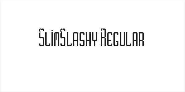 SlimSlashy Regular Logo