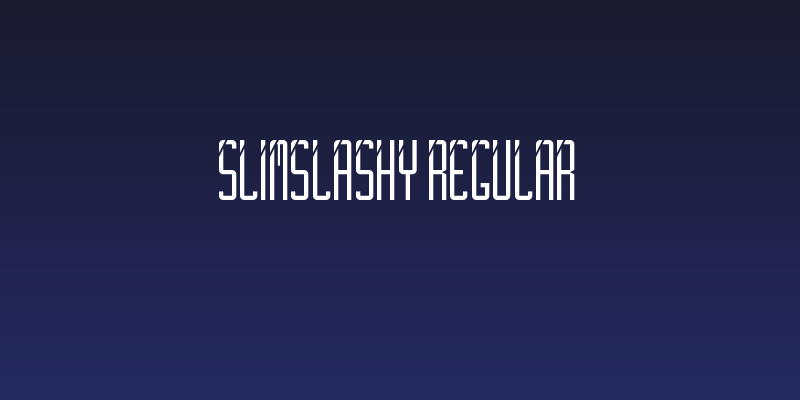 SlimSlashy Regular Social Header