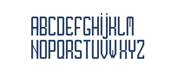 SlimSlashy Regular Lowercase