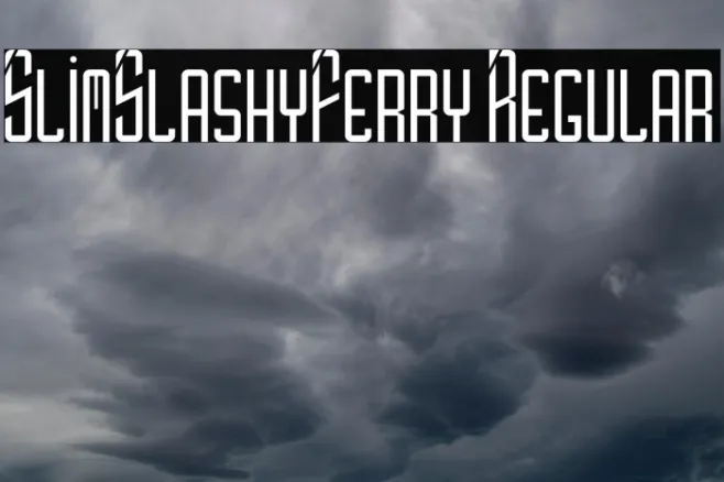 SlimSlashyFerry Regular Example 3