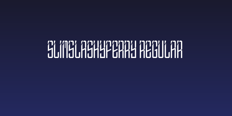 SlimSlashyFerry Regular Social Header