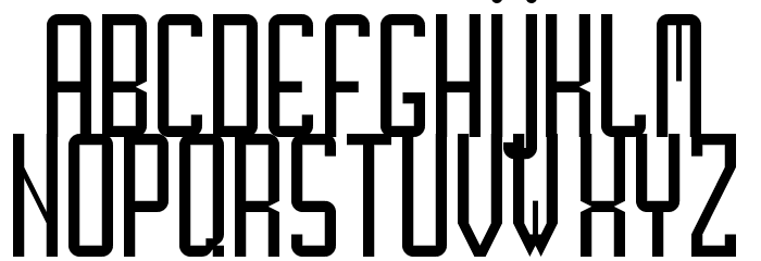SlimSlashyFerry Regular Font LOWERCASE