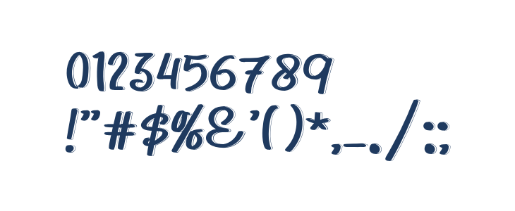 SlimSummerRegular Other Characters