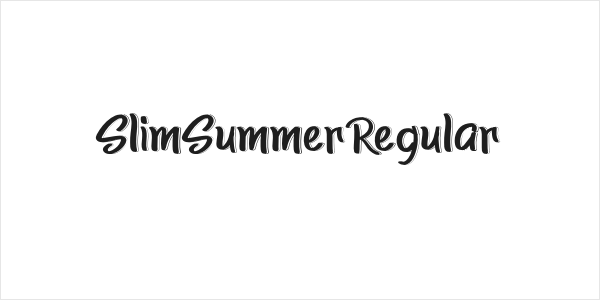 SlimSummerRegular Logo