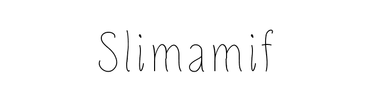 Slimamif Font