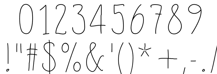 Slimamif Schriftart Anderer Schreiben