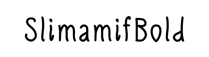 SlimamifBold  font caratteri gratis
