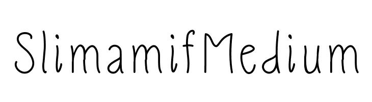 SlimamifMedium  フリーフォントのダウンロード