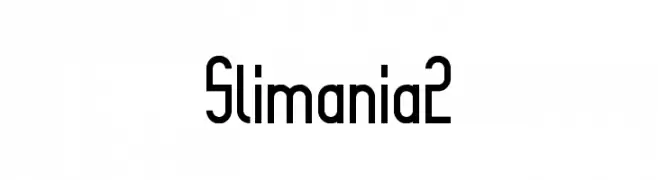 Slimania2  フリーフォントのダウンロード
