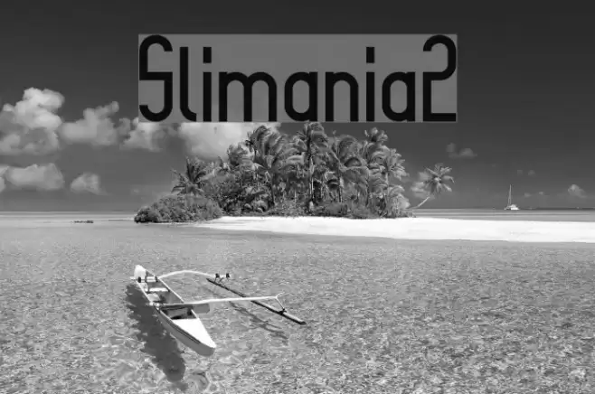 Slimania2 Font examples