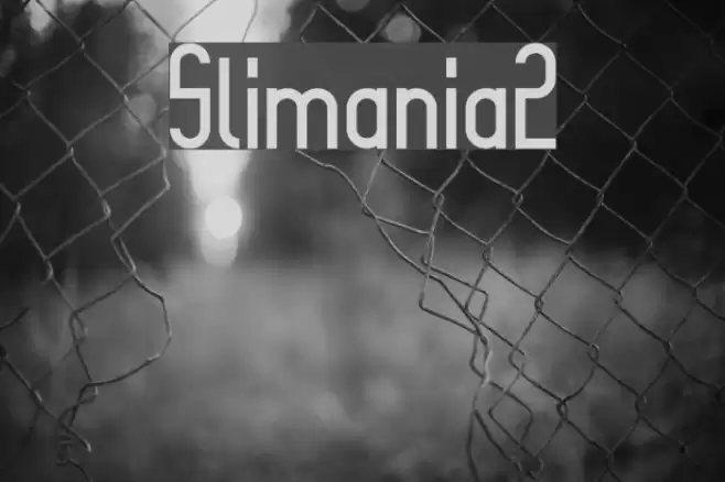 Slimania2 Font examples