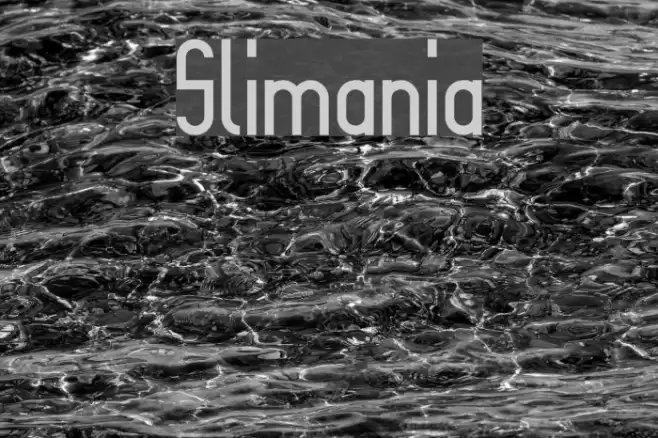 Slimania フォント examples