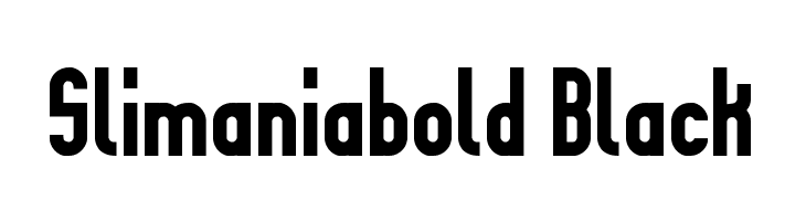 Slimaniabold Black Font