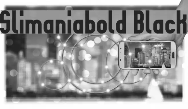 Slimaniabold Black Polices examples