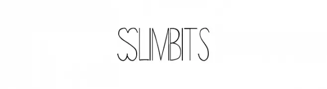 Slimbits  Frei Schriftart Herunterladen