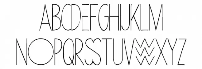 Slimbits Font Litere mari