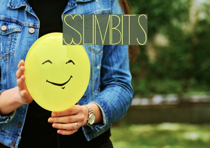 Slimbits フォント examples