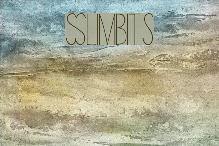 Slimbits フォント examples