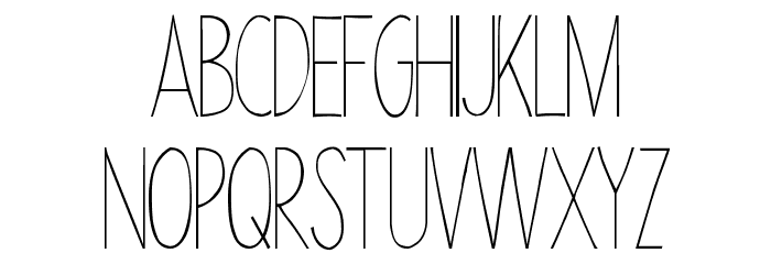 Slimbits フォント 小文字