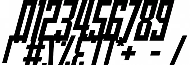 Slimbots Italic Caratteri ALTRI CARATTERI