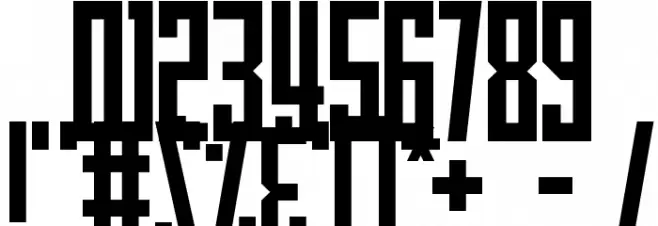 Slimbots Font OTHER CHARS