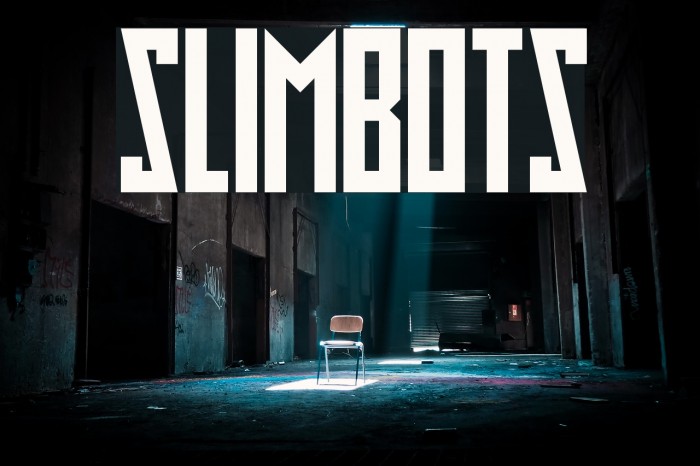 Slimbots फ़ॉन्ट examples