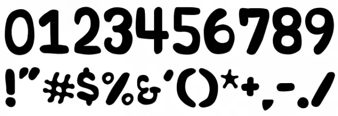 Slime Box Font OTHER CHARS