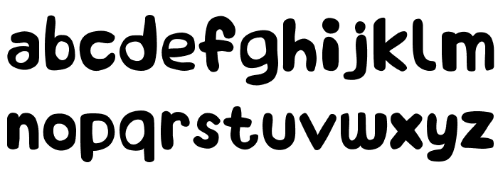 Slime Box Font LOWERCASE