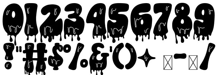 Slime Vibes DEMO DEMO フォント その他の文字