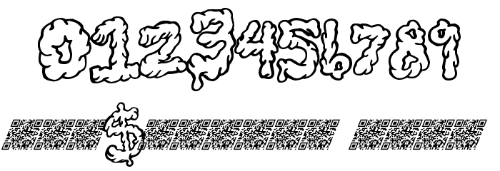SlimeBawls Font OTHER CHARS
