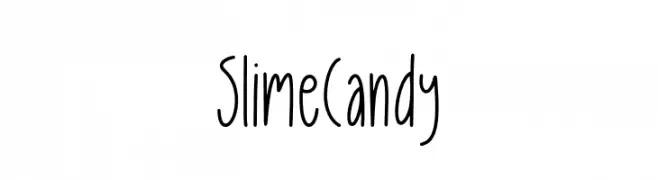 SlimeCandy  Frei Schriftart Herunterladen