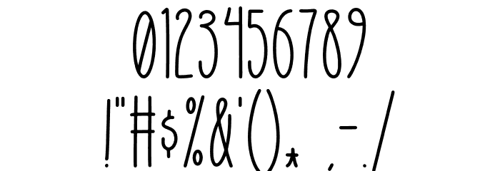 SlimeCandy Font OTHER CHARS