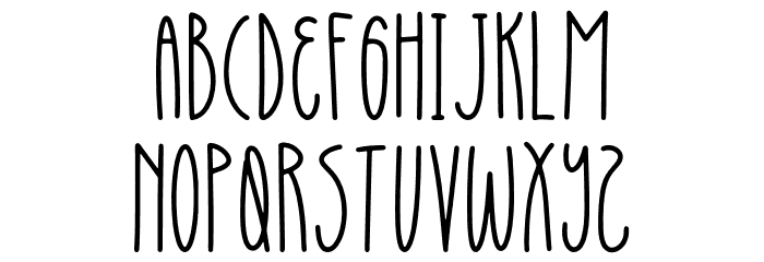 SlimeCandy Font UPPERCASE