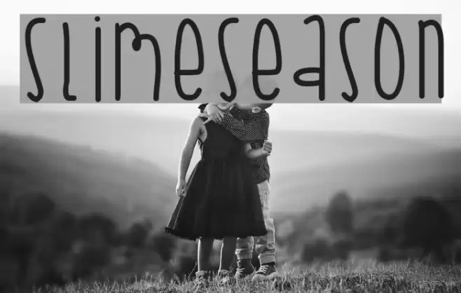 SlimeSeason Font examples