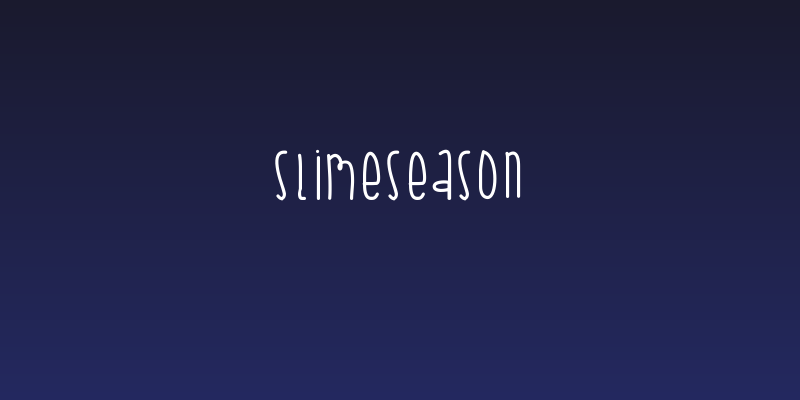 SlimeSeason Social Header