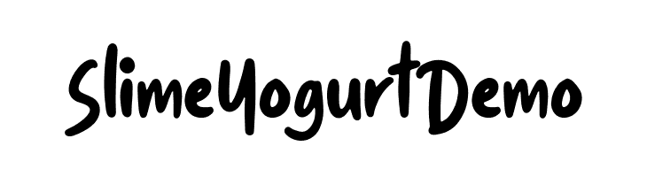 SlimeYogurtDemo  font caratteri gratis